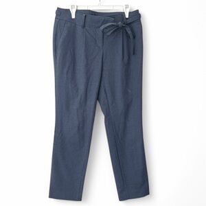 Loft Blue Dress Pants Capris Preppy Office Straight Leg Low Rise Petite 0 XS